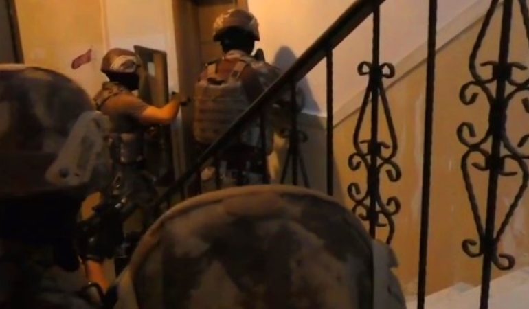 polis baskın
